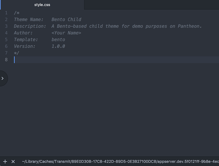 Atom Child Theme Code Snippet