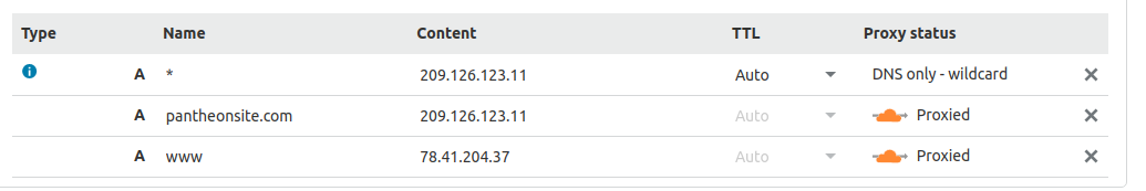 Example DNS only