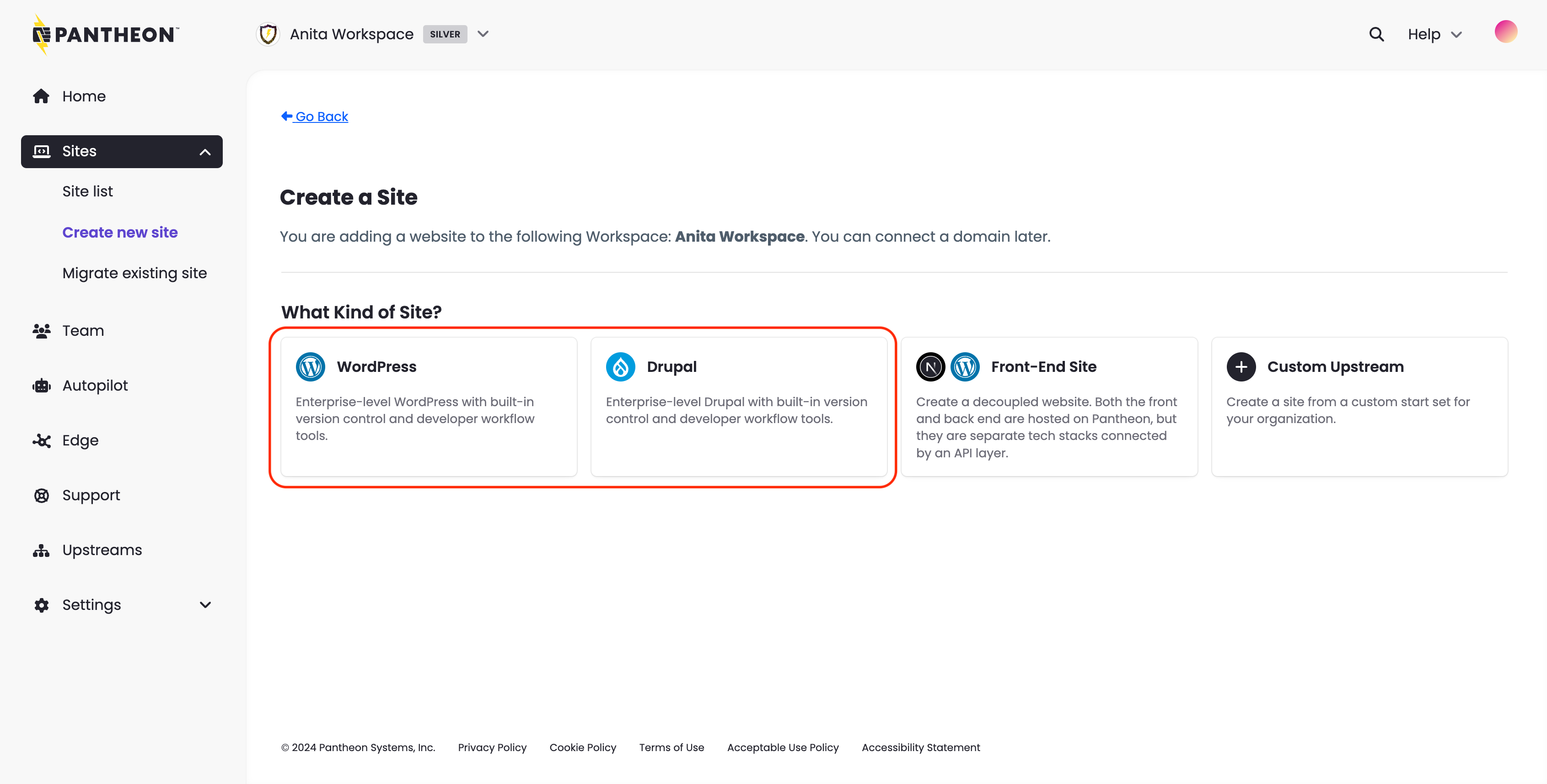 Select CMS
