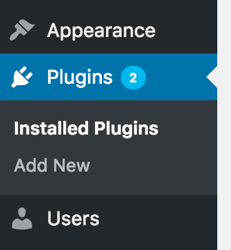 WordPress admin editor
