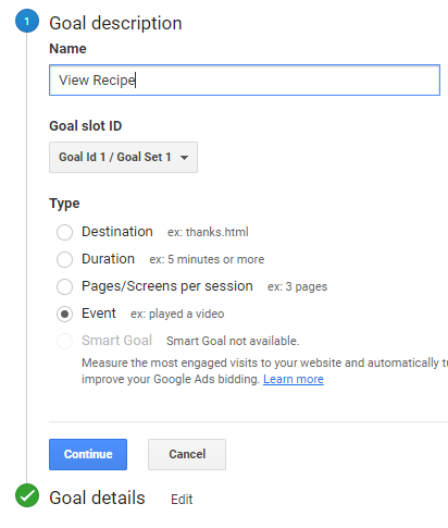Goal Description