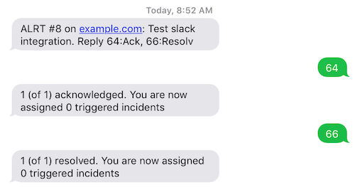SMS interactions